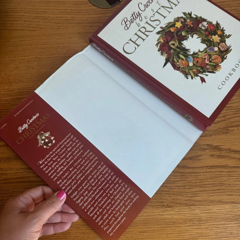 Betty Crocker's‎ Best Christmas Cookbook Hardcover Holiday Recipes 1999 Edition